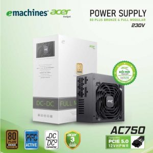 Bộ nguồn 80 Plus Bronze emachines Acer gadget AC750 – 230V