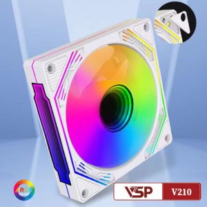 QUẠT TẢN NHIỆT COOLER SILEN V210 LED ARGB WHITE