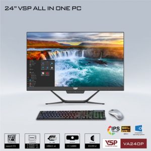 Máy tính để bàn VSP All in One VA240P – FHD Black
