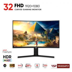 Màn hình cong Gaming VSP VG3224FC1 – 240Hz – 1ms – R:1500