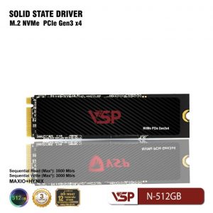Ổ cứng SSD VSP NVMe – PCIe ReV3  N-512Gb