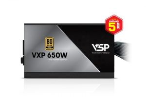 Bộ nguồn VSP VXP650SGVN – 80 Plus Gold – 650W – Straight Line