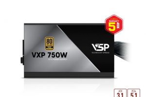 Bộ nguồn VSP VXP750SGVN – 80 Plus Gold – 750W – Straight Line